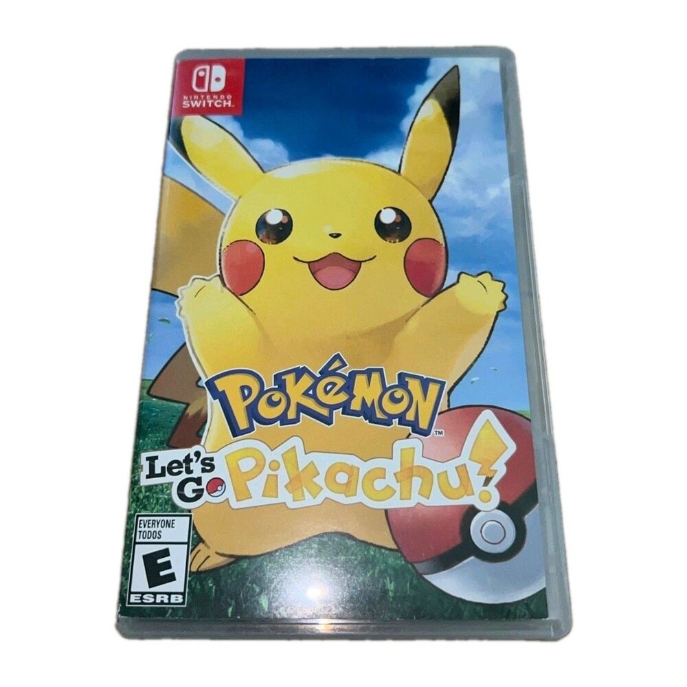 Pokemon: Lets Go Pikachu! Nintendo Switch CASE ONLY NO GAME Great for Collection